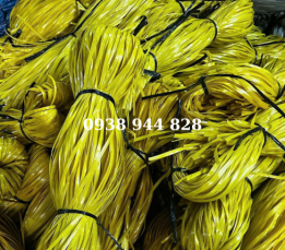 Dây nilon kẽm khô, bó màu vàng