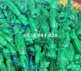 Dây nilon kẽm khô, bó màu xanh lá cây