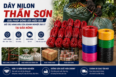 Bán sỉ dây nilon ( cuộn, bó ) buộc hàng tại Đắk Nông
