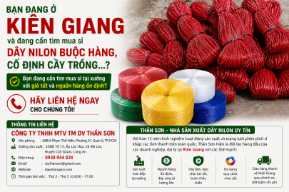 Bán sỉ dây nilon ( cuộn, bó ) buộc hàng tại Kiêng Giang