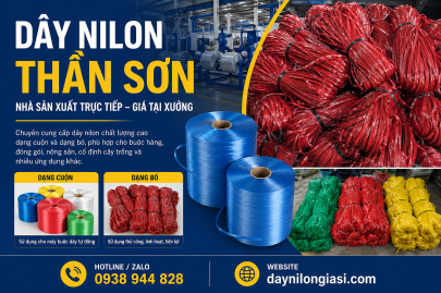 Bán sỉ dây nilon ( cuộn, bó ) buộc hàng tại Tiền Giang