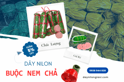 Sản xuất dây nilon buộc nem chả