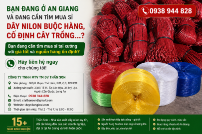 Bán sỉ dây nilon ( cuộn, bó ) buộc hàng tại An Giang