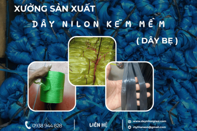 Sản xuất dây nilon kẽm mềm, dây bẹ